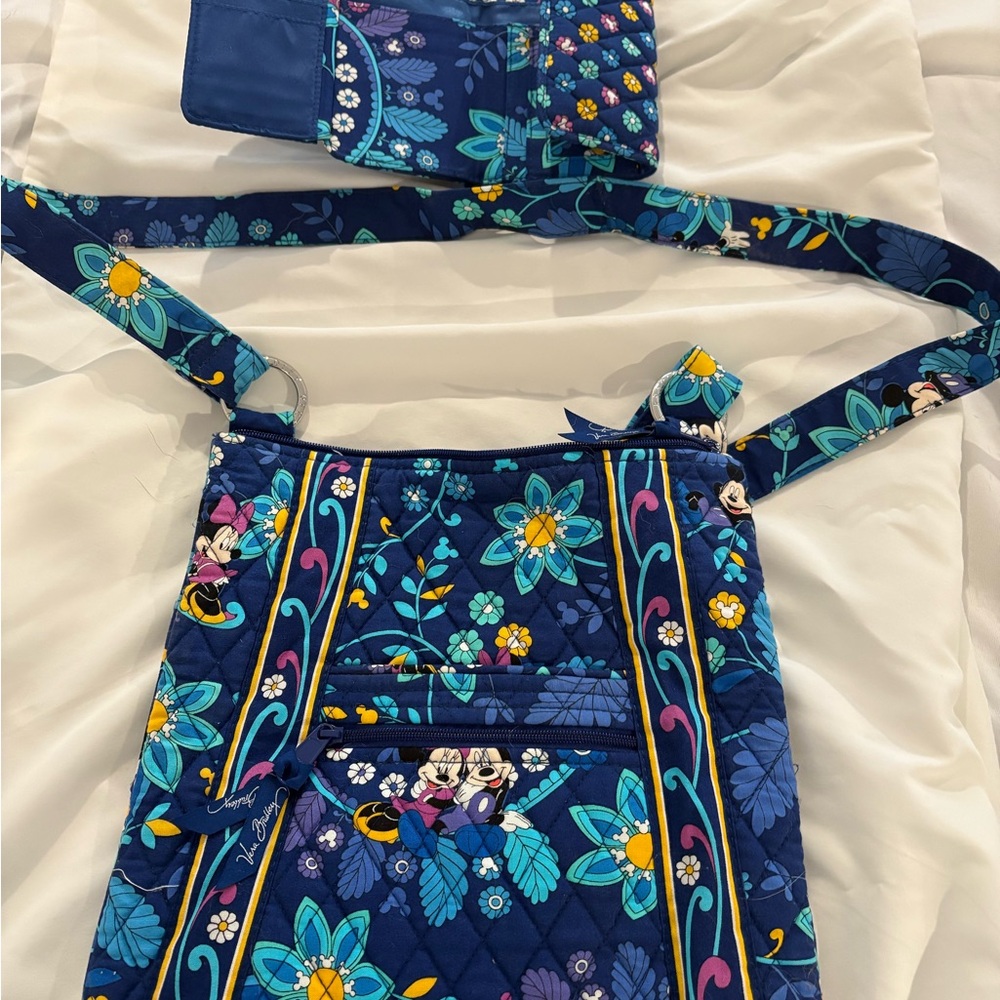 Vera Bradley Blue Floral Crossbody Bag
